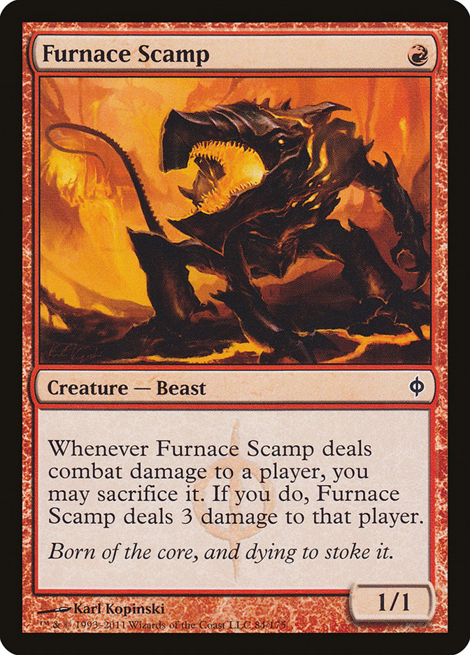 Furnace Scamp [New Phyrexia] | Kessel Run Games Inc. 