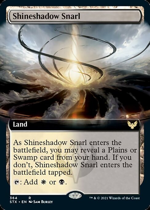 Shineshadow Snarl (Extended Art) [Strixhaven: School of Mages] | Kessel Run Games Inc. 