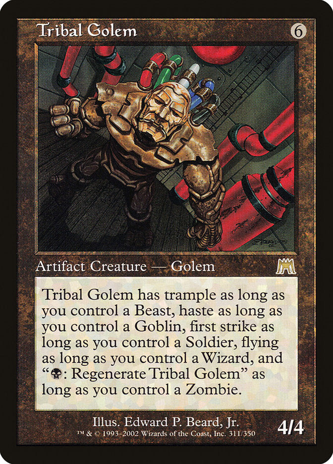Tribal Golem [Onslaught] | Kessel Run Games Inc. 