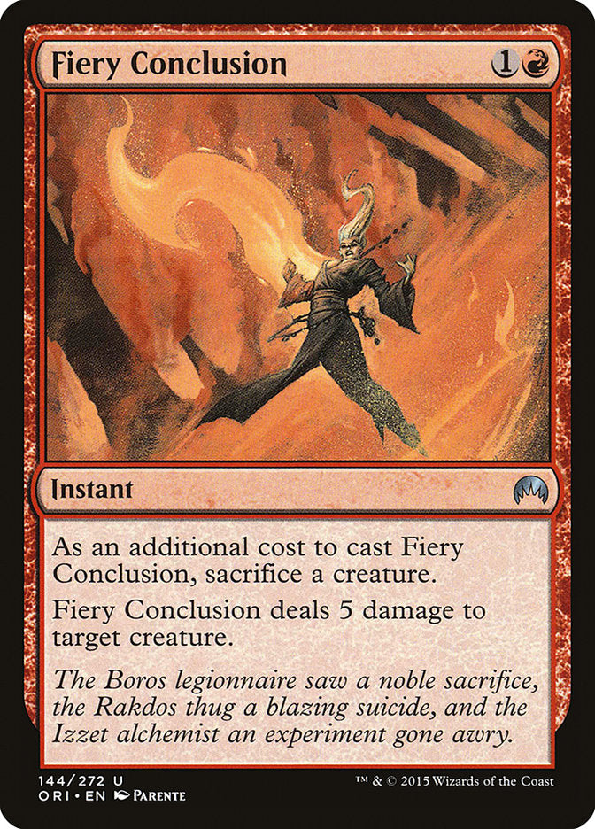 Fiery Conclusion [Magic Origins] | Kessel Run Games Inc. 