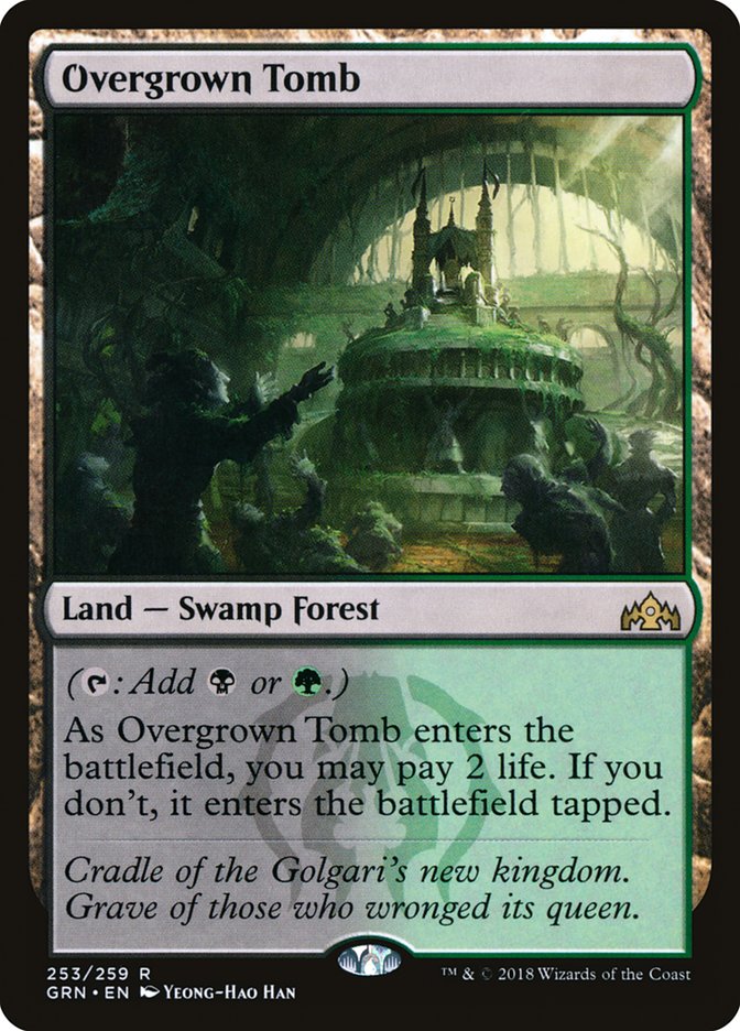 Overgrown Tomb [Guilds of Ravnica] | Kessel Run Games Inc. 