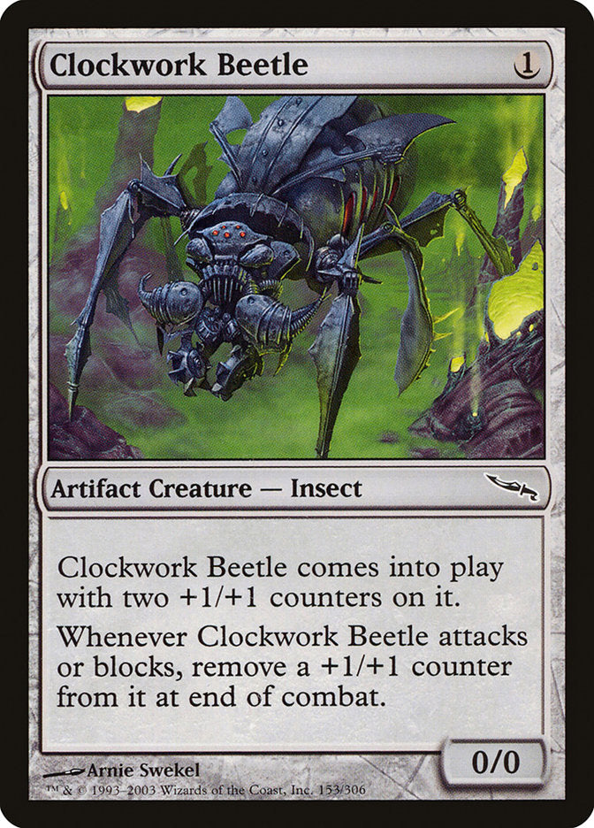 Clockwork Beetle [Mirrodin] | Kessel Run Games Inc. 
