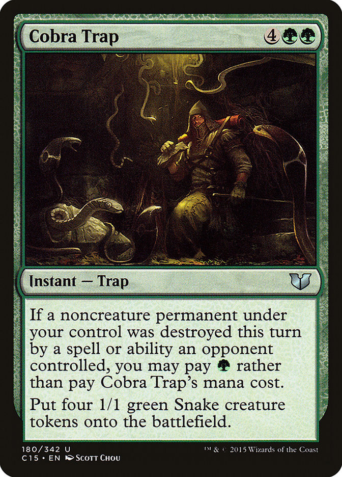 Cobra Trap [Commander 2015] | Kessel Run Games Inc. 