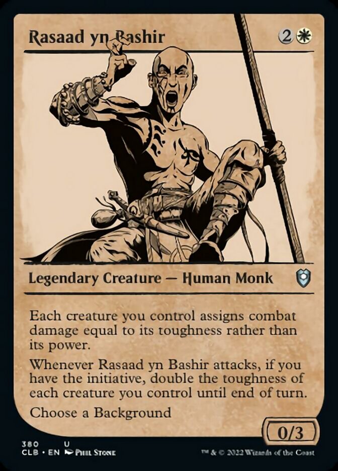 Rasaad yn Bashir (Showcase) [Commander Legends: Battle for Baldur's Gate] | Kessel Run Games Inc. 