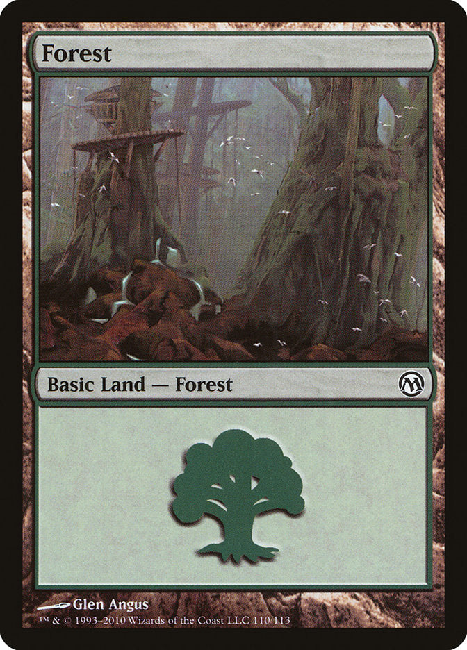Forest (110) [Duels of the Planeswalkers] | Kessel Run Games Inc. 