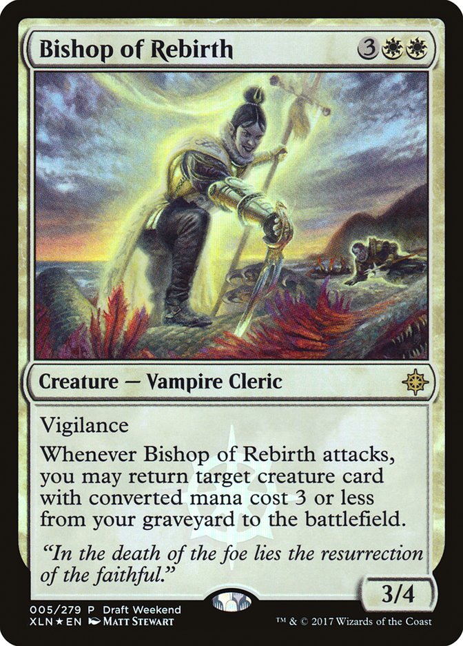 Bishop of Rebirth (Draft Weekend) [Ixalan Promos] | Kessel Run Games Inc. 