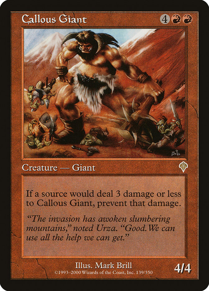 Callous Giant [Invasion] | Kessel Run Games Inc. 