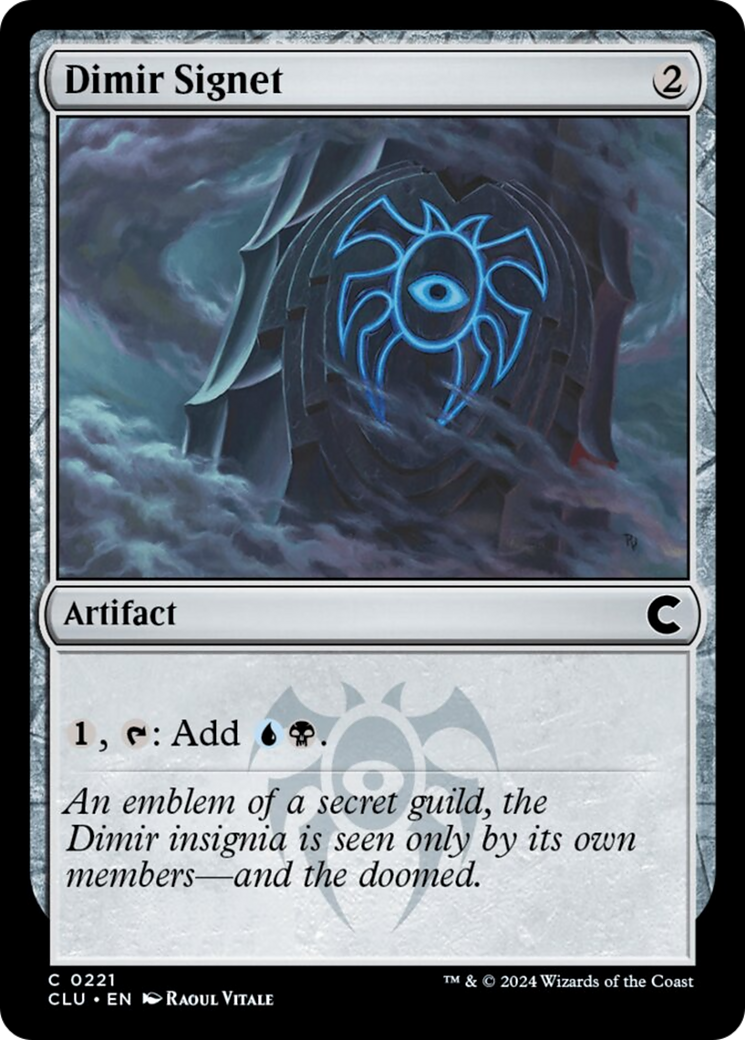 Dimir Signet [Ravnica: Clue Edition] | Kessel Run Games Inc. 