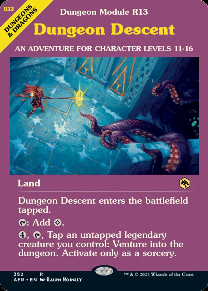 Dungeon Descent (Dungeon Module) [Dungeons & Dragons: Adventures in the Forgotten Realms] | Kessel Run Games Inc. 