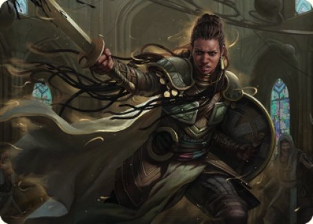 Shanna, Purifying Blade Art Card 1 [Dominaria United Art Series] | Kessel Run Games Inc. 