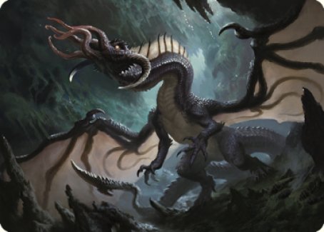 Brainstealer Dragon Art Card [Commander Legends: Battle for Baldur's Gate Art Series] | Kessel Run Games Inc. 