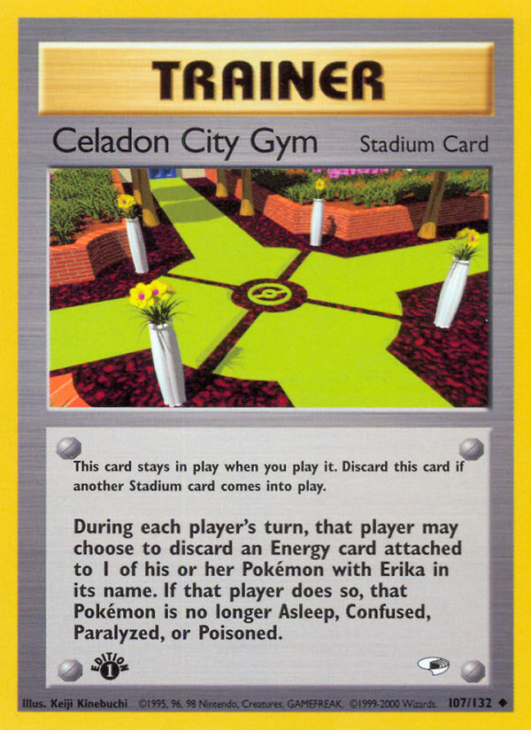 Celadon City Gym (107/132) [Gym Heroes 1st Edition] | Kessel Run Games Inc. 