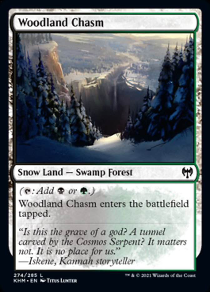 Woodland Chasm [Kaldheim] | Kessel Run Games Inc. 
