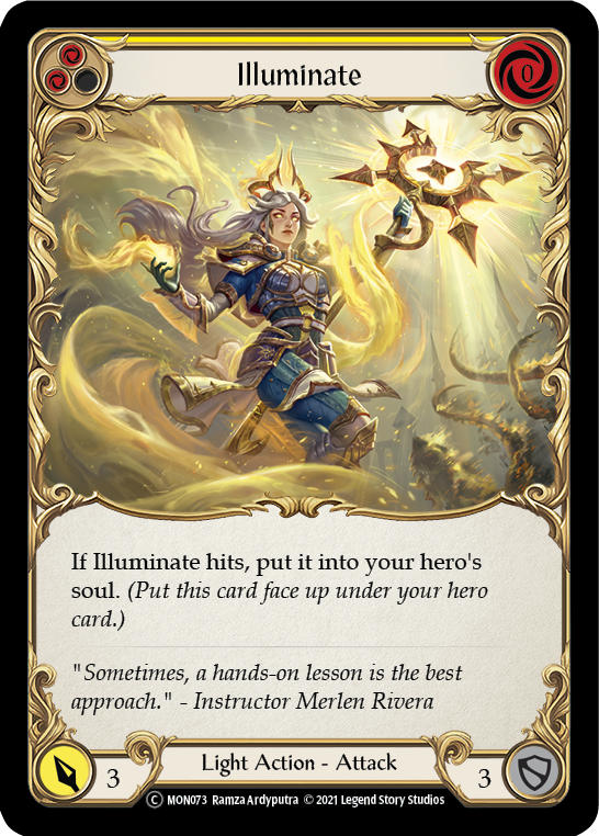 Illuminate (Yellow) [U-MON073] (Monarch Unlimited)  Unlimited Normal | Kessel Run Games Inc. 