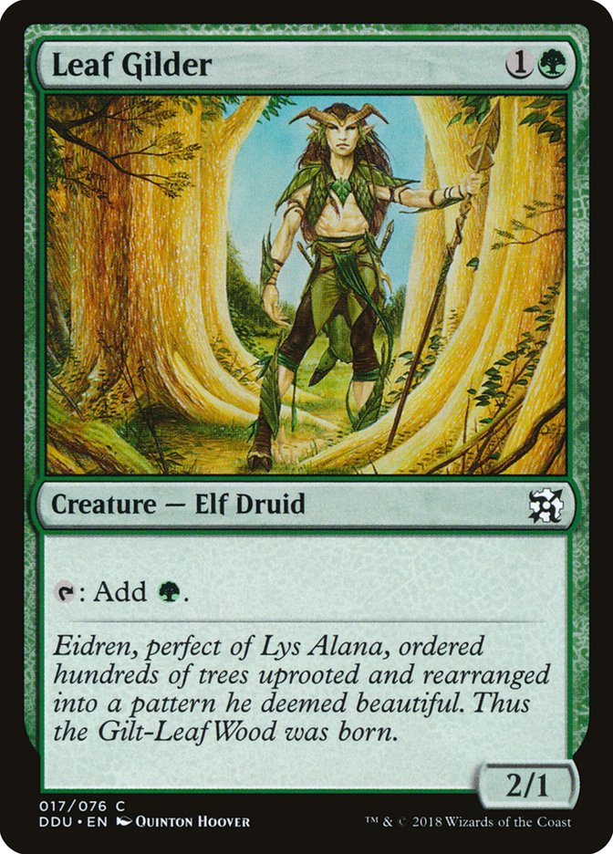 Leaf Gilder [Duel Decks: Elves vs. Inventors] | Kessel Run Games Inc. 