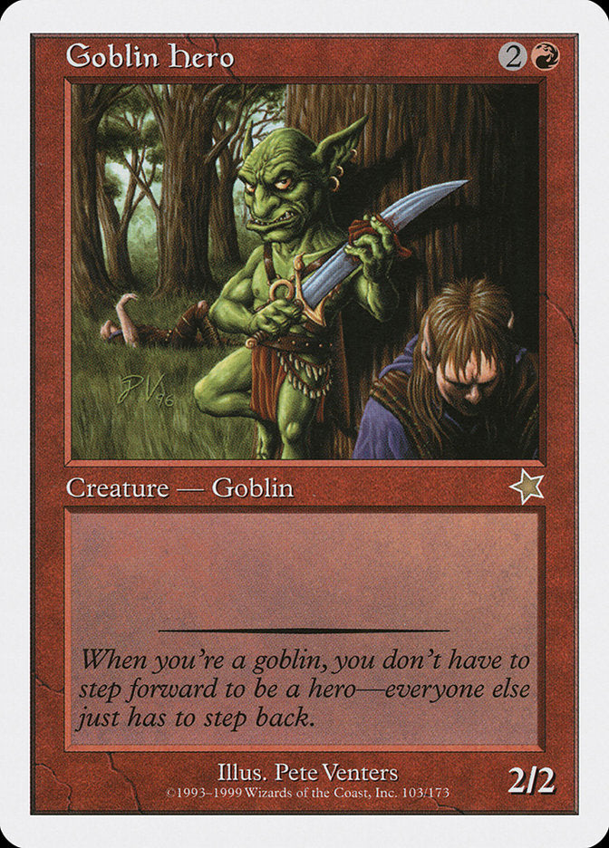 Goblin Hero [Starter 1999] | Kessel Run Games Inc. 