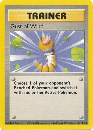 Gust of Wind (93/102) [Base Set Unlimited] | Kessel Run Games Inc. 