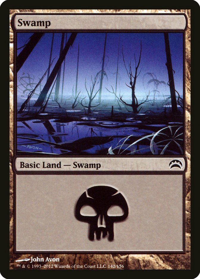 Swamp (142) [Planechase 2012] | Kessel Run Games Inc. 
