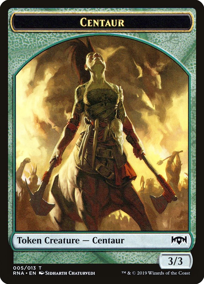 Centaur Token [Ravnica Allegiance Tokens] | Kessel Run Games Inc. 