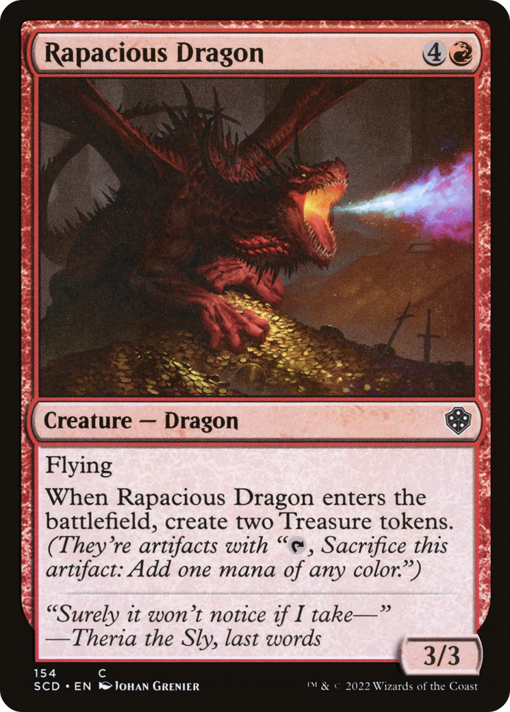 Rapacious Dragon [Starter Commander Decks] | Kessel Run Games Inc. 