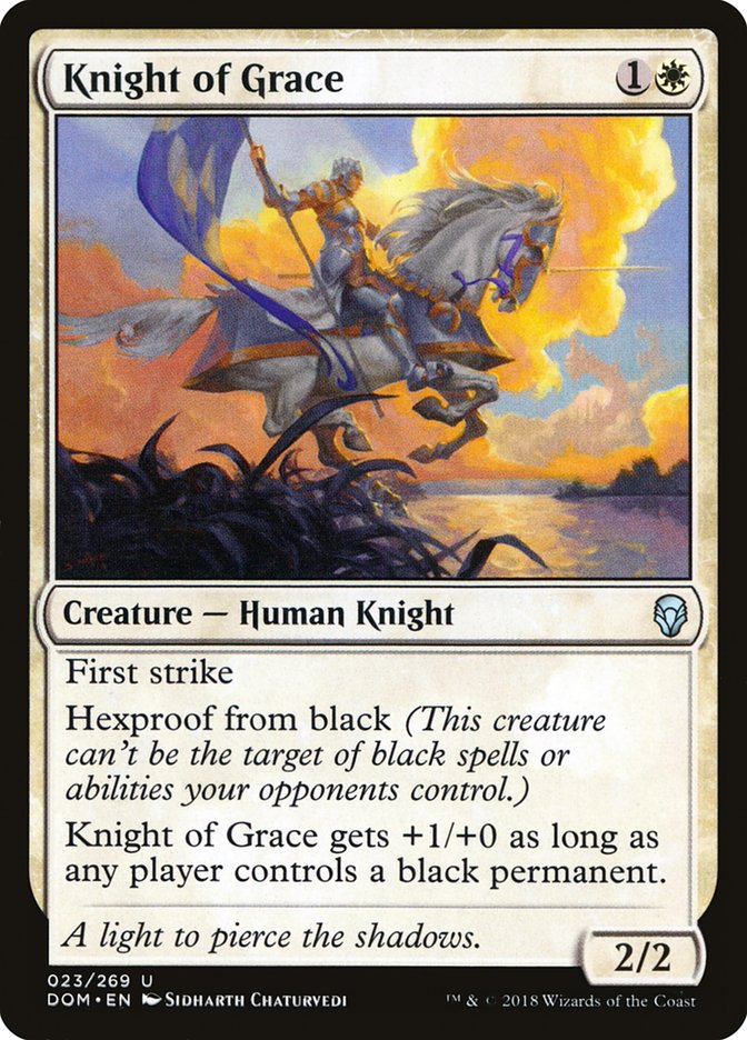 Knight of Grace [Dominaria] | Kessel Run Games Inc. 
