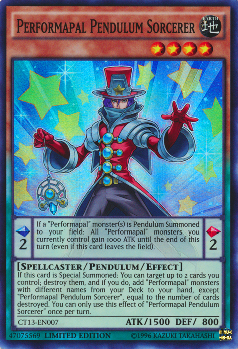 Performapal Pendulum Sorcerer [CT13-EN007] Super Rare | Kessel Run Games Inc. 