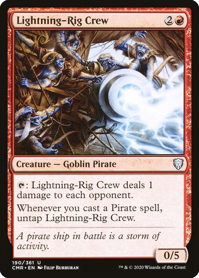 Lightning-Rig Crew [Commander Legends] | Kessel Run Games Inc. 