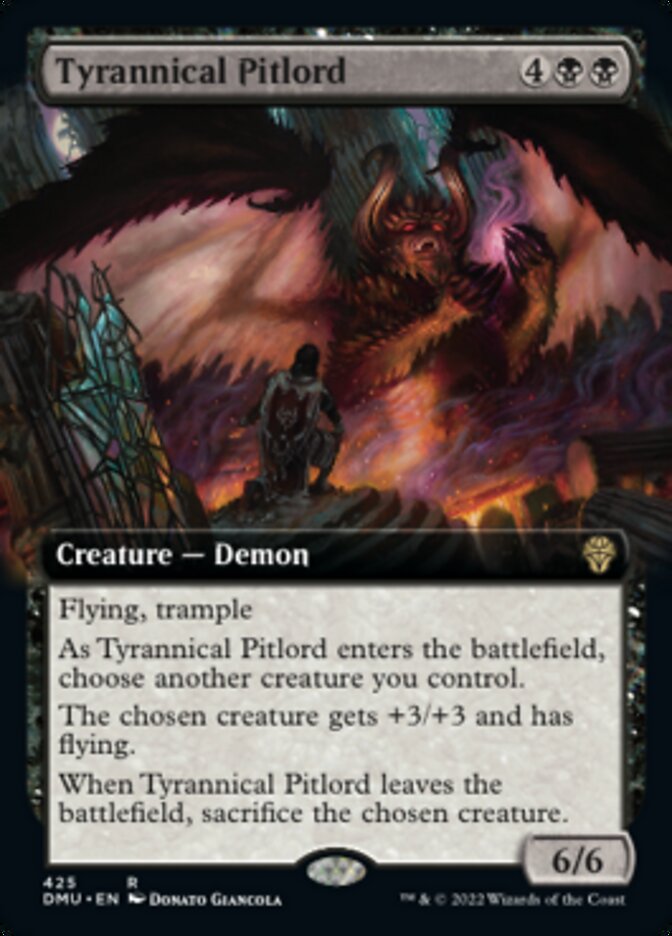 Tyrannical Pitlord (Extended Art) [Dominaria United] | Kessel Run Games Inc. 