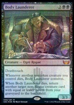 Body Launderer [Streets of New Capenna Prerelease Promos] | Kessel Run Games Inc. 