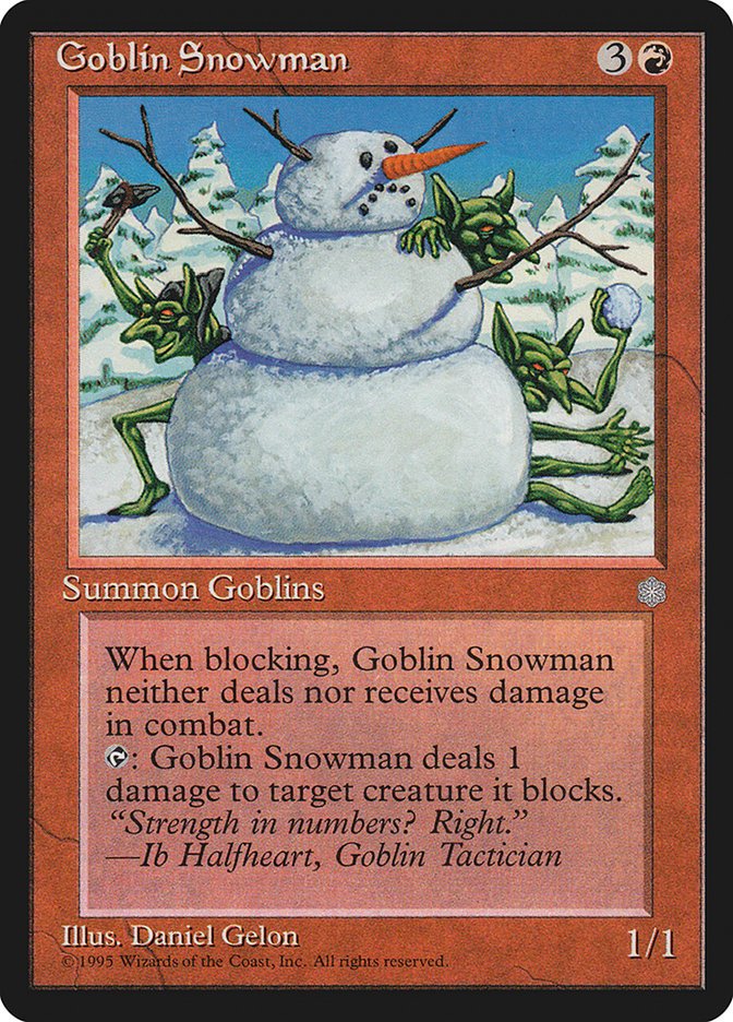 Goblin Snowman [Ice Age] | Kessel Run Games Inc. 