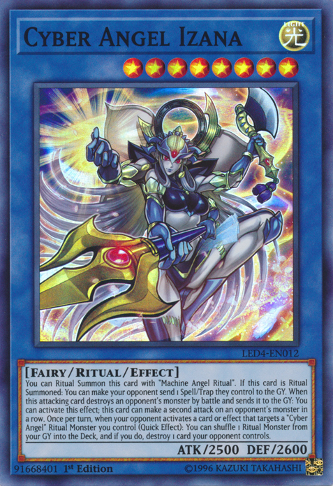 Cyber Angel Izana [LED4-EN012] Super Rare | Kessel Run Games Inc. 