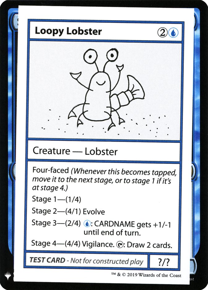 Loopy Lobster [Mystery Booster Playtest Cards] | Kessel Run Games Inc. 