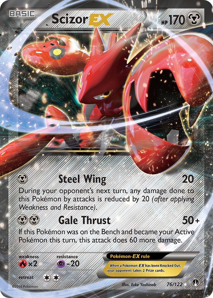 Scizor EX (76/122) [XY: BREAKpoint] | Kessel Run Games Inc. 