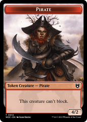 Pirate // Pegasus Double-Sided Token [Wilds of Eldraine Commander Tokens] | Kessel Run Games Inc. 
