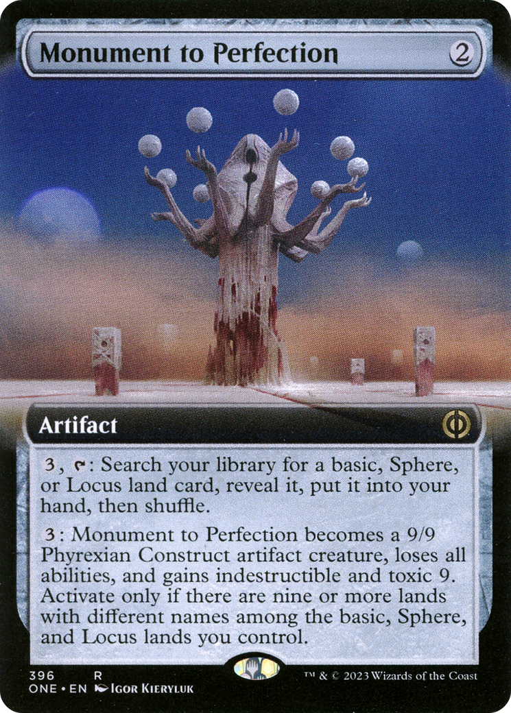 Monument to Perfection (Extended Art) [Phyrexia: All Will Be One] | Kessel Run Games Inc. 