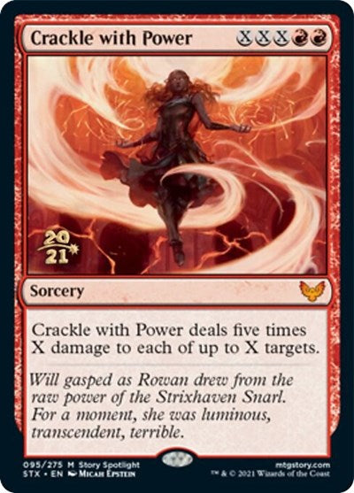 Crackle with Power [Strixhaven: School of Mages Prerelease Promos] | Kessel Run Games Inc. 