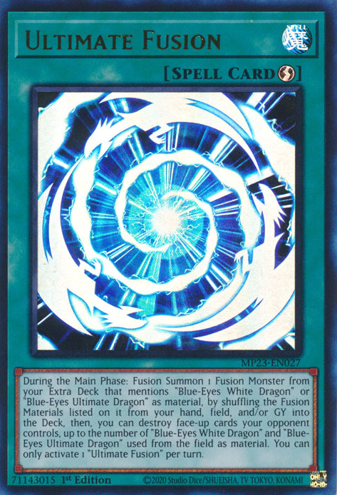 Ultimate Fusion [MP23-EN027] Ultra Rare | Kessel Run Games Inc. 