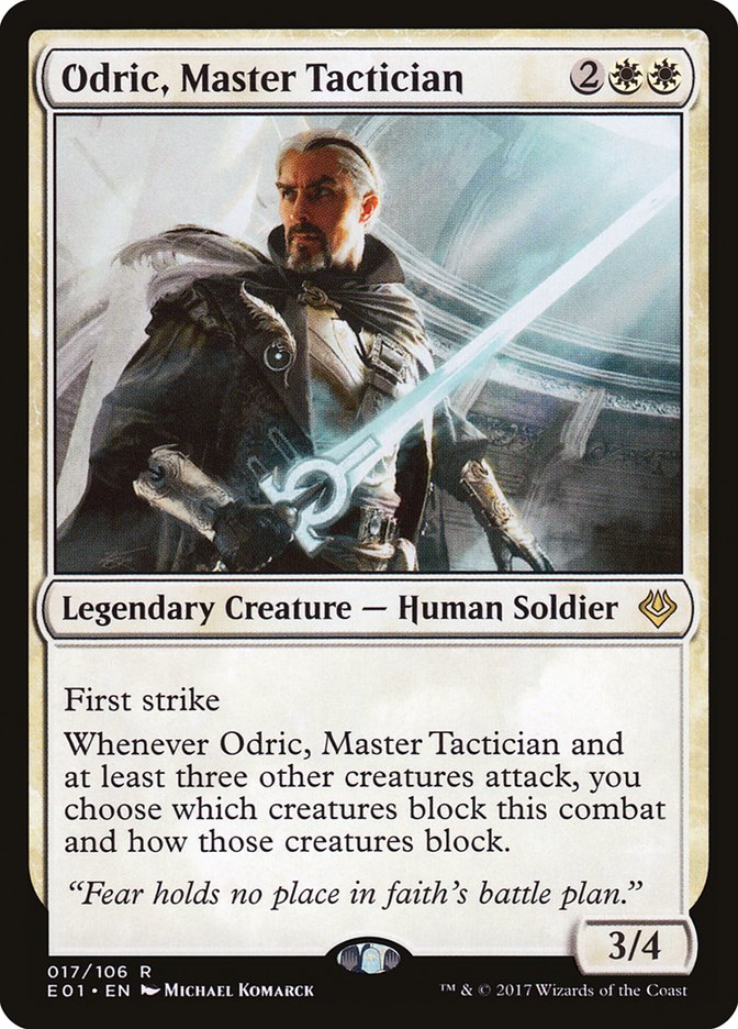 Odric, Master Tactician [Archenemy: Nicol Bolas] | Kessel Run Games Inc. 