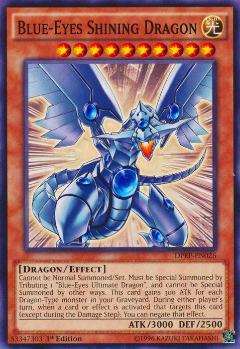 Blue-Eyes Shining Dragon [DPRP-EN026] Common | Kessel Run Games Inc. 
