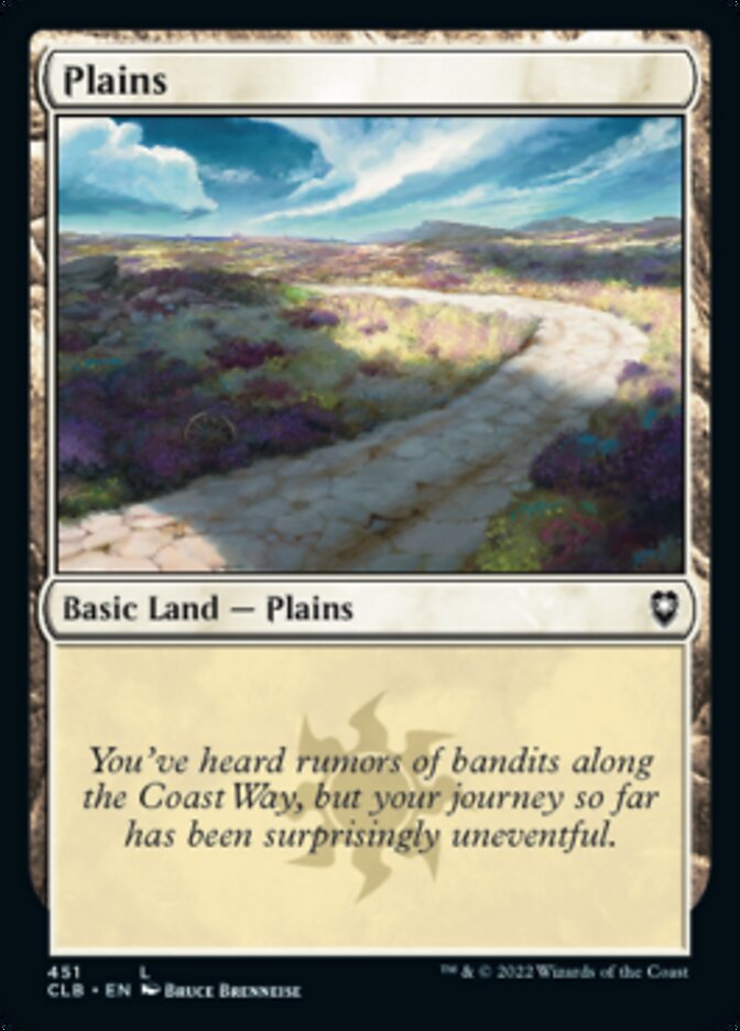 Plains (451) [Commander Legends: Battle for Baldur's Gate] | Kessel Run Games Inc. 
