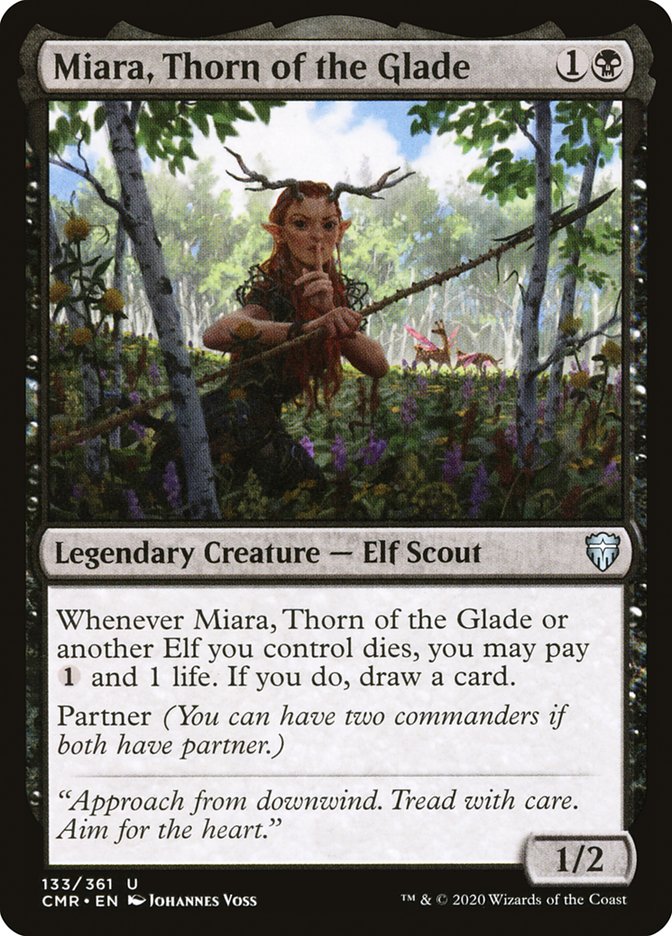 Miara, Thorn of the Glade [Commander Legends] | Kessel Run Games Inc. 