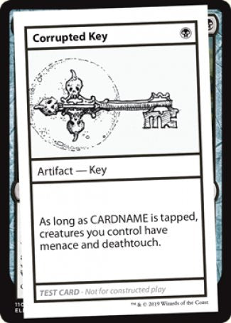 Corrupted Key (2021 Edition) [Mystery Booster Playtest Cards] | Kessel Run Games Inc. 