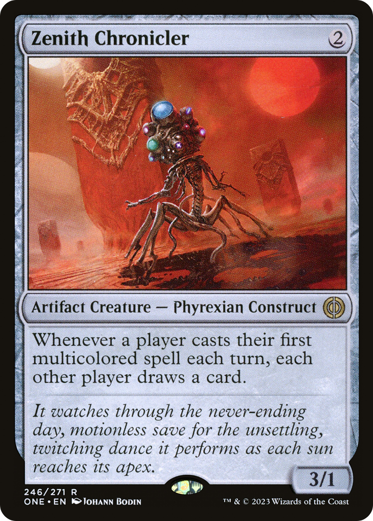 Zenith Chronicler [Phyrexia: All Will Be One] | Kessel Run Games Inc. 