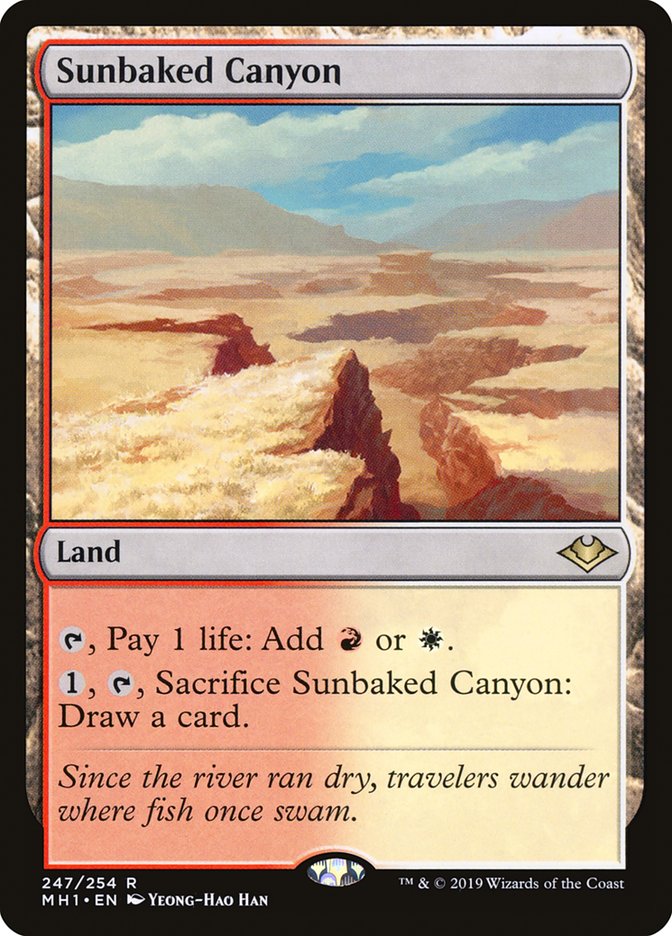 Sunbaked Canyon [Modern Horizons] | Kessel Run Games Inc. 