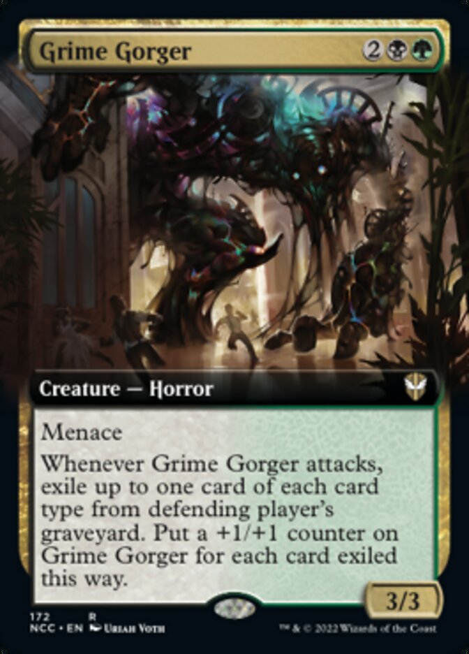 Grime Gorger (Extended Art) [Streets of New Capenna Commander] | Kessel Run Games Inc. 