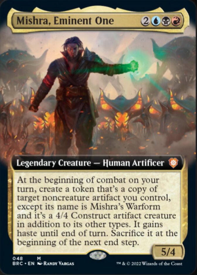 Mishra, Eminent One (Extended Art) [The Brothers' War Commander] | Kessel Run Games Inc. 