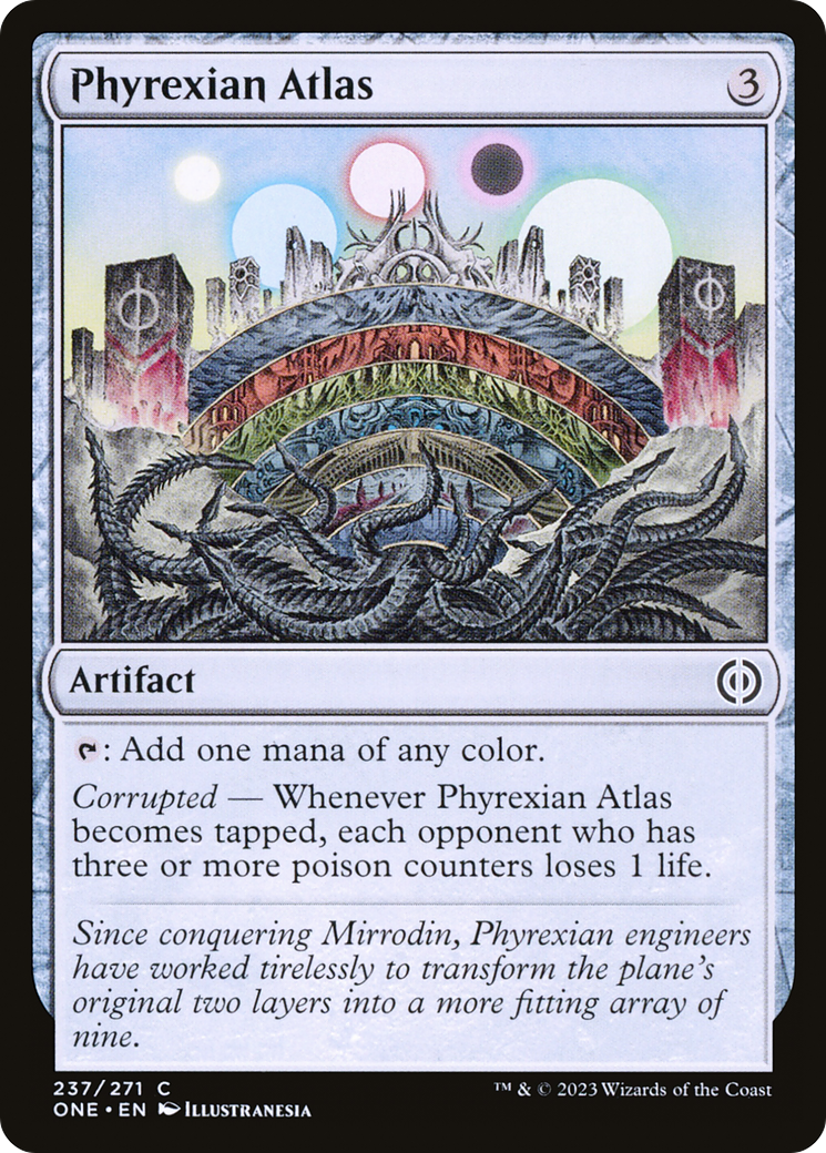 Phyrexian Atlas [Phyrexia: All Will Be One] | Kessel Run Games Inc. 