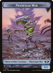 Phyrexian Myr // Phyrexian Hydra (11) Double-Sided Token [March of the Machine Tokens] | Kessel Run Games Inc. 