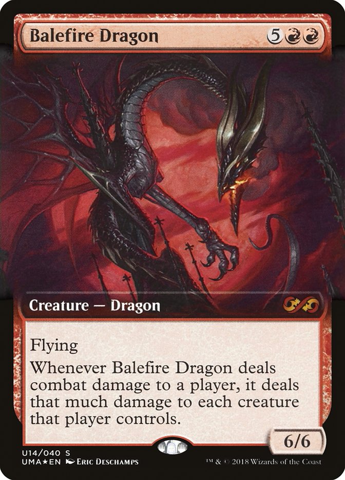 Balefire Dragon (Topper) [Ultimate Masters Box Topper] | Kessel Run Games Inc. 