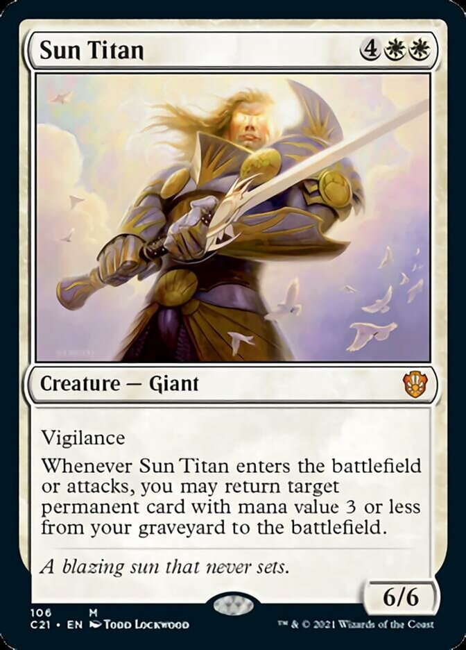 Sun Titan [Commander 2021] | Kessel Run Games Inc. 